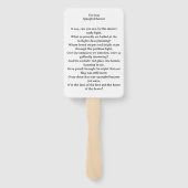 アメリカ国旗パーソナライズ ハンドファン (裏面)