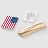 アメリカ国旗パーソナライズ ハンドファン (組立なし)