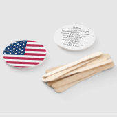 アメリカ国旗パーソナライズ ハンドファン (組立なし)