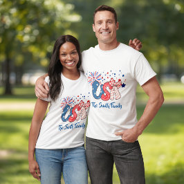 アメリカ国旗パーソナライズTシャツ Tシャツ