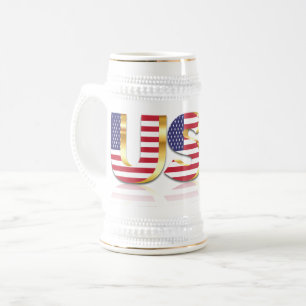 アメリカ国旗ビールスタインUSA愛国心 ビールジョッキ
