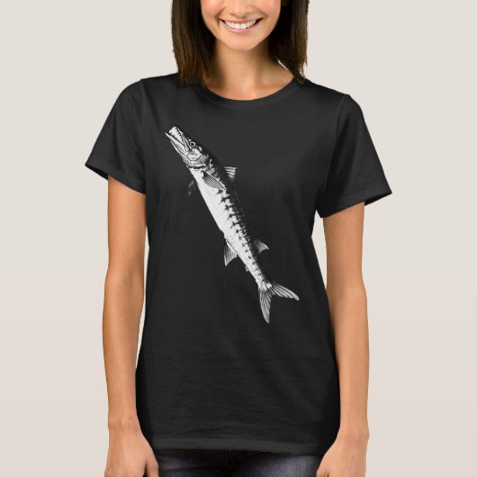 アメリカ国旗フィッシングデザイン Tシャツ (正面)