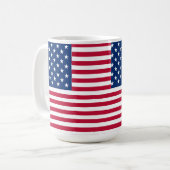 アメリカ国旗プライドデザイン コーヒーマグカップ (正面左)