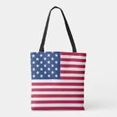 アメリカ国旗プライドデザイン トートバッグ (裏面)