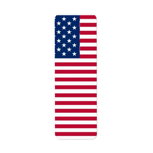 アメリカ国旗プライドデザイン ラベル (正面)