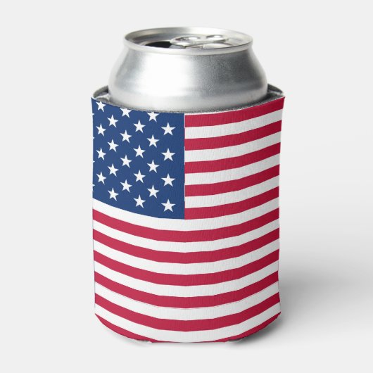 アメリカ国旗プライドデザイン 缶クーラー (缶正面)