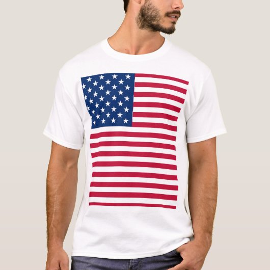 アメリカ国旗プライドデザイン Tシャツ (正面)
