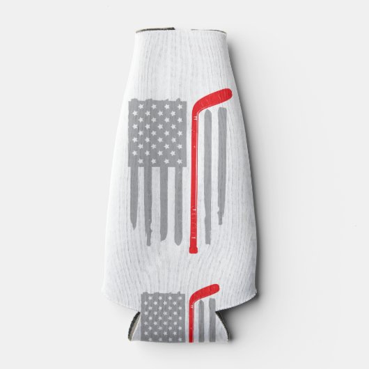 アメリカ国旗ホッケー ボトルクーラー (正面)