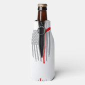 アメリカ国旗ホッケー ボトルクーラー (ボトル裏面)