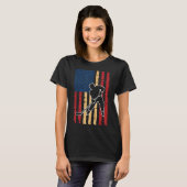 アメリカ国旗ホッケー Tシャツ (正面フル)