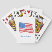 アメリカ国旗ポーカー トランプ (裏面)