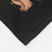 アメリカ国旗マルディグラフランスのスブルドッグフェスティバル フリースブランケット (角)