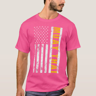 アメリカ国旗ムエタイ Tシャツ