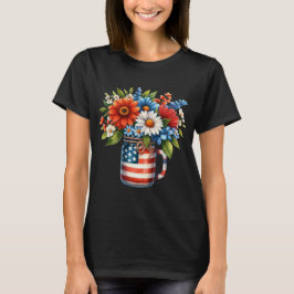 アメリカ国旗メイスンジャー愛国心 Tシャツ