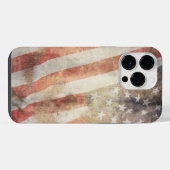 アメリカ国旗モチーフのiPhone 14 Pro Maxケース iPhoneケース (裏面横)