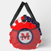 アメリカ国旗モノグラム愛国大ダッフェルバッグ ダッフルバッグ (右)