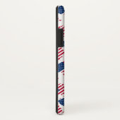 アメリカ国旗モノグラム豊かな生活クリスチャン Case-Mate iPhoneケース (裏面/右)