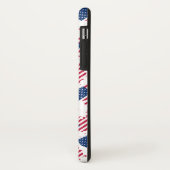 アメリカ国旗モノグラム豊かな生活クリスチャン Case-Mate iPhoneケース (裏面/左)