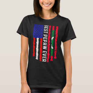アメリカ国旗モルディブ最高のフポーエバーファミリー Tシャツ
