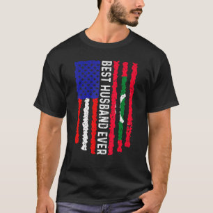 アメリカ国旗モルディブ最高の旗夫エバーファミー Tシャツ