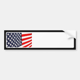 アメリカ国旗ライトディスプレイ バンパーステッカー