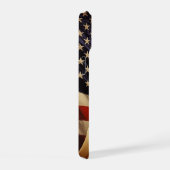 アメリカ国旗ラブラドール iPhone 15ケース (右側面)