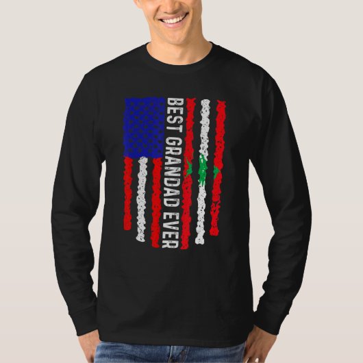 アメリカ国旗レバノン最高の国旗グラダエバーファミル Tシャツ (正面)