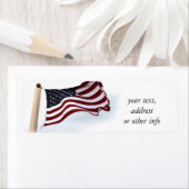 アメリカ国旗ロング5月It波 ラベル (インサイチュ)