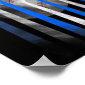 アメリカ国旗ヴィンテージ野球旗パパママ・キッド ポスター (角)