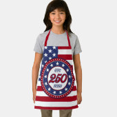 アメリカ国旗付きアメリカ生誕250周年 エプロン (インサイチュ)