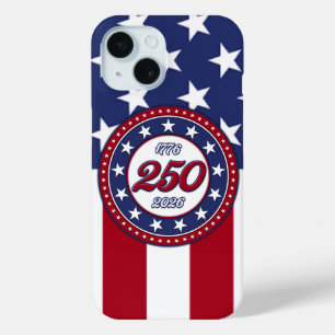 アメリカ国旗付きアメリカ生誕250周年 iPhone 15ケース