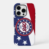アメリカ国旗付きアメリカ生誕250周年 iPhoneケース (裏面)