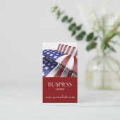 アメリカ国旗名刺 名刺 (スタンド正面)