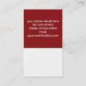 アメリカ国旗名刺 名刺 (裏面)