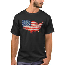アメリカ国旗地図 - 祖国愛の愛国心