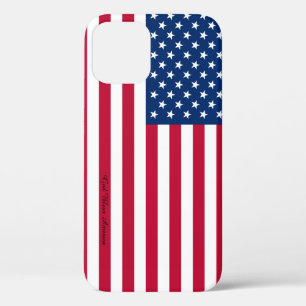 アメリカ国旗型iPhoneケース iPhone 12ケース