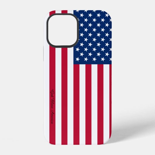 アメリカ国旗型iPhoneケース iPhoneケース (裏面)
