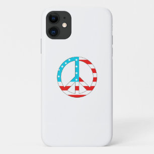 アメリカ国旗平和標識 iPhone 11 ケース