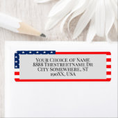 アメリカ国旗愛国国家 ラベル (インサイチュ)