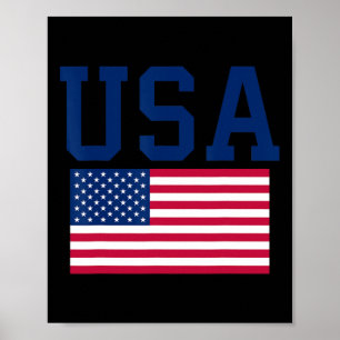 アメリカ国旗愛国Tシャツ レディース メンズ キッズ パトリオティック 4 ポスター