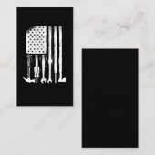 アメリカ国旗整備士誇りを持ったツールズクラフトUSA 名刺 (正面/裏面)
