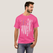 アメリカ国旗最高の卓球パパTシャツ Tシャツ (正面フル)