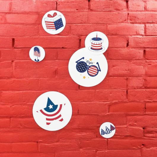 アメリカ国旗柄テーブルコンフェッティ コンフェッティ