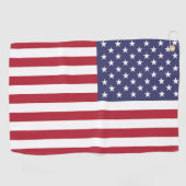 アメリカ国旗米国独立記念日愛国者 ゴルフタオル (横)
