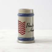 アメリカ国旗誇りを持った – アメリカ国旗 ビールジョッキ (中央)