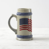 アメリカ国旗誇りを持った – アメリカ国旗 ビールジョッキ (左)
