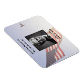 アメリカ国旗軍隊葬儀記念写真 マグネット (右側)