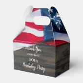 アメリカ国旗軍隊誕生日党愛国心 フェイバーボックス (裏面サイド)