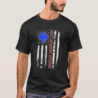 アメリカ国旗退役軍人88歩兵師団ベテランUSAフラグ退役軍人の日 Tシャツ