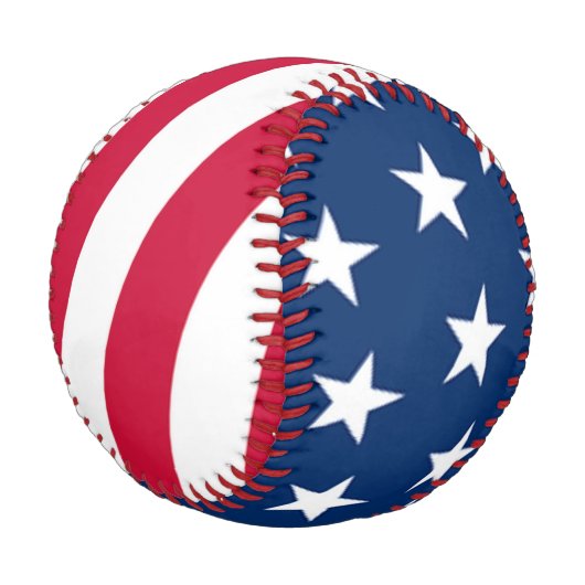 アメリカ国旗野球ボール 野球ボール (アングル)